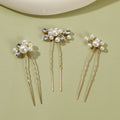 3Pcs Bridal Tiaras U-shaped Hairpin - Style 26