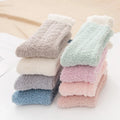 4 Pairs Thick Women Winter Warm Fuzzy Fluffy Socks