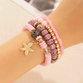 4 PCs Ethnic Pearls Elastic String Xingyue Bodhi - Colorful Suit Style 1 - electronic accessories