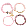 4 PCs Ethnic Pearls Elastic String Xingyue Bodhi - electronic accessories