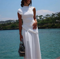 Elegant White Women Maxi Dress - Norellé