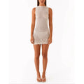 Women's Knitted Hollow-out Sleeveless Suspender Skirt - Norellé
