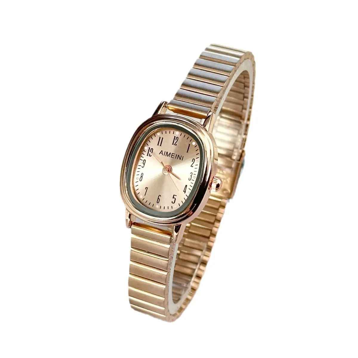 Oval Disk Women's Retro Digital Simple Watch - Norellé