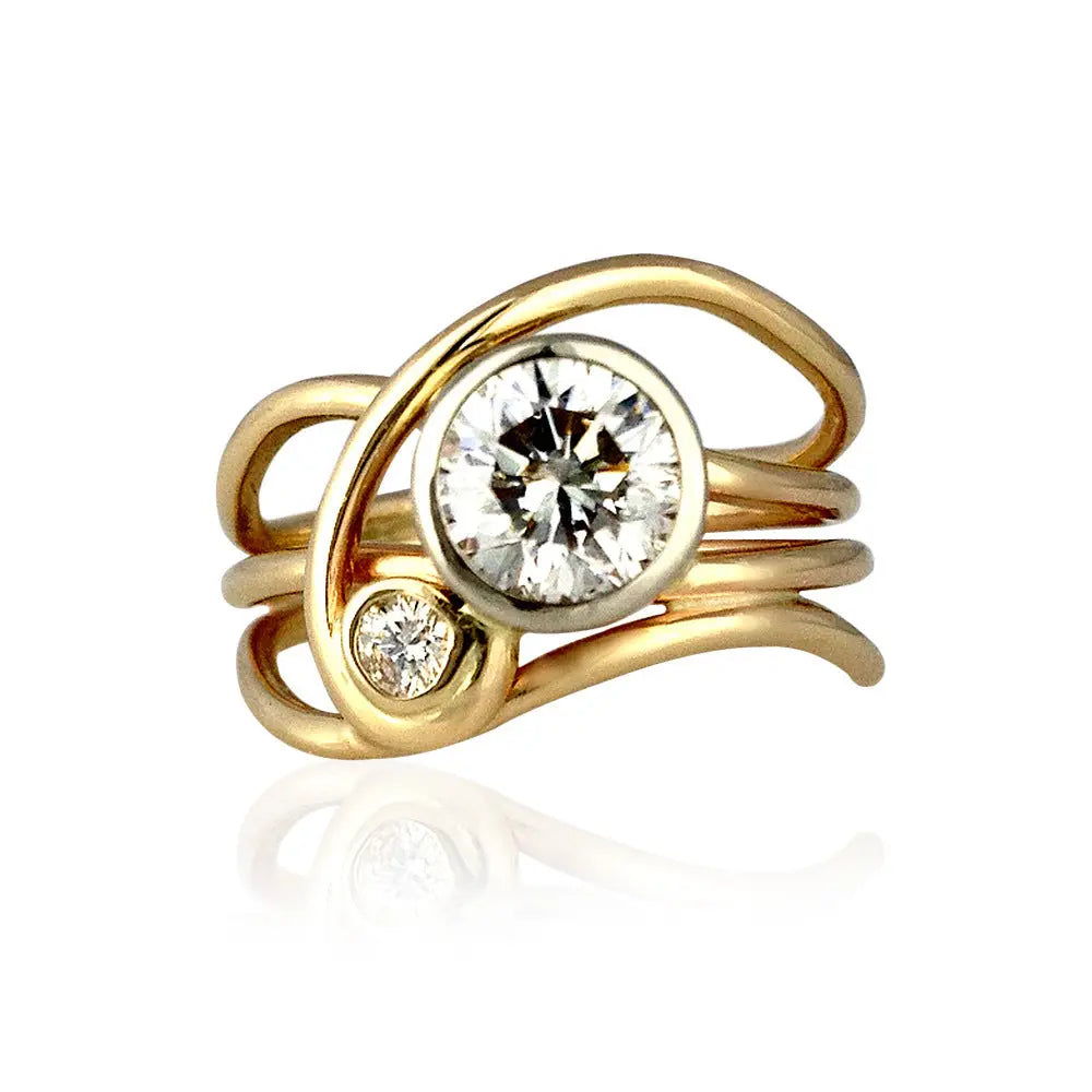 Irregular Lines Multilayer Ring Women - Norellé