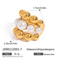 Pearl Ring Titanium Steel No Fading - Norellé
