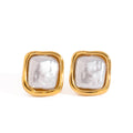 Stainless Steel Pearl Ring Titanium Steel No Fading - Norellé
