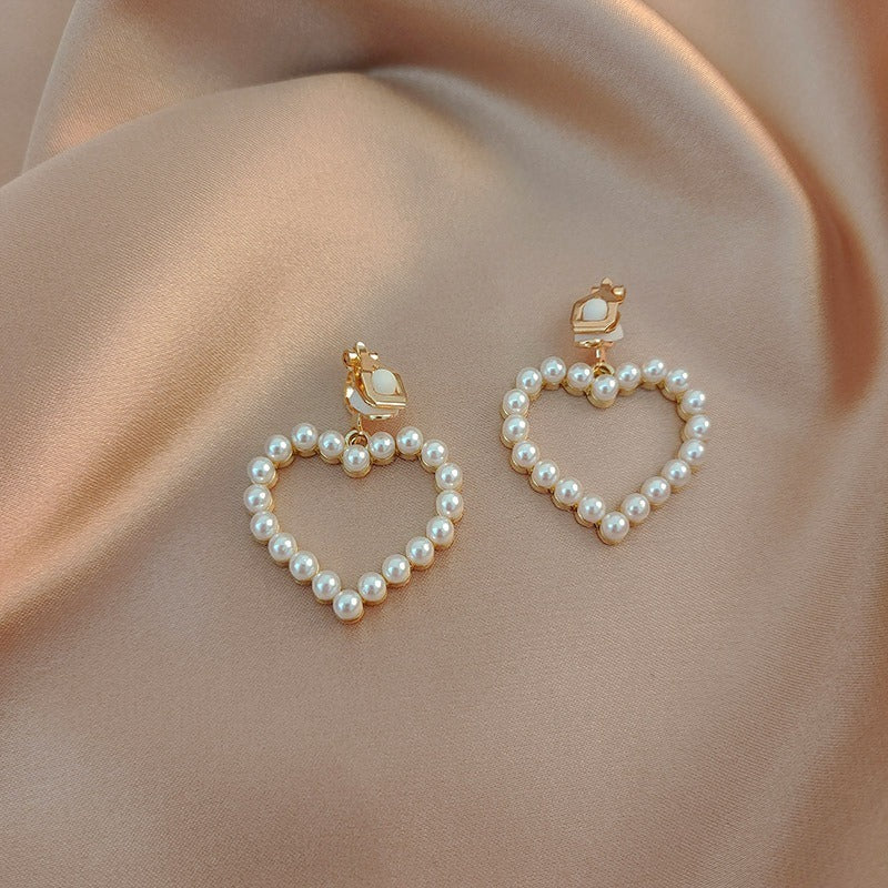 High-grade Pearl Vintage Tassel Earrings - Norellé
