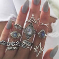 Women's Vintage Water Drop Diamond Ring Suit - Norellé