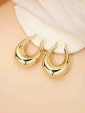 Earring Exaggerated Oval Style - Norellé