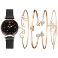 Women Watches Starry Sky Magnet Buckle Fashion Bracelet Wristwatch Roman Numeral Simple Clock Gift - Norellé