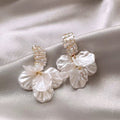 High-grade Pearl Vintage Tassel Earrings - Norellé