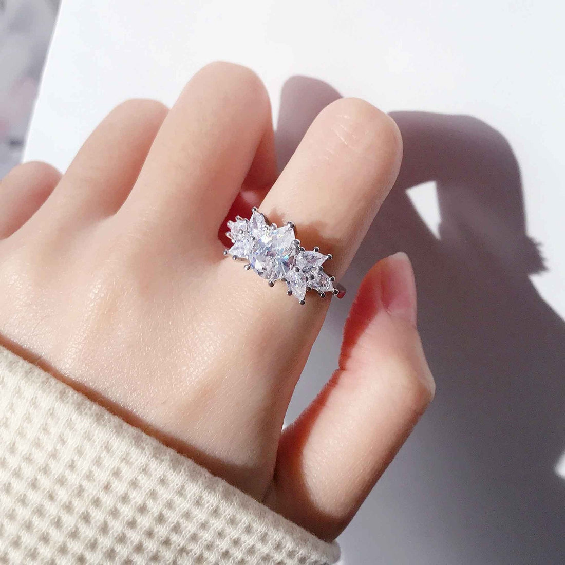 Trendy Cool Special-interest Design Sterling Silver Fashion Ring - Norellé
