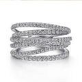 Hip Hop Wind Line Winding Ring - Norellé