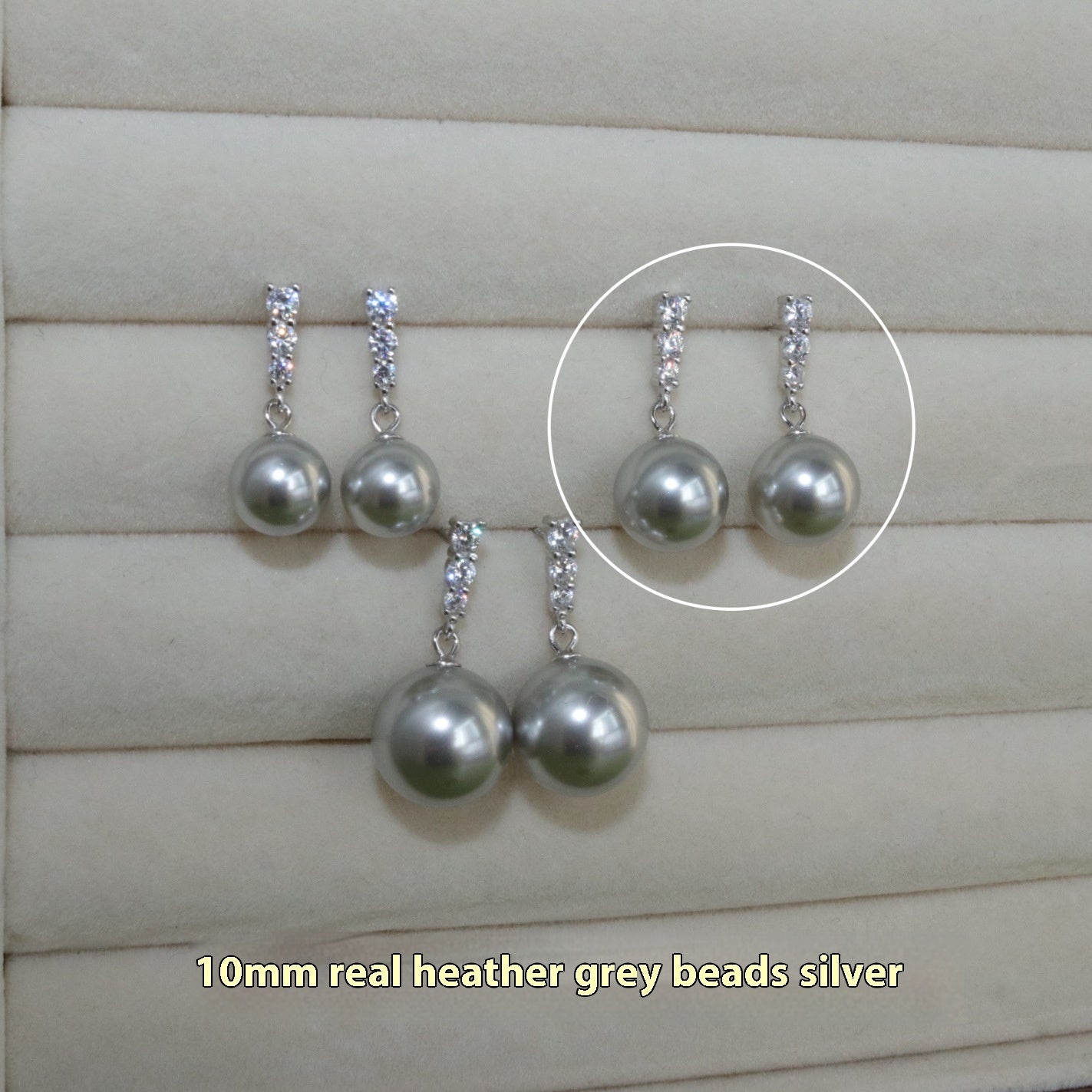 Pearl S925 Silver Stud Earrings For Women - Norellé