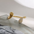 Titanium Steel Bracelet With Diamond Water Drop Does Not Fade - Norellé
