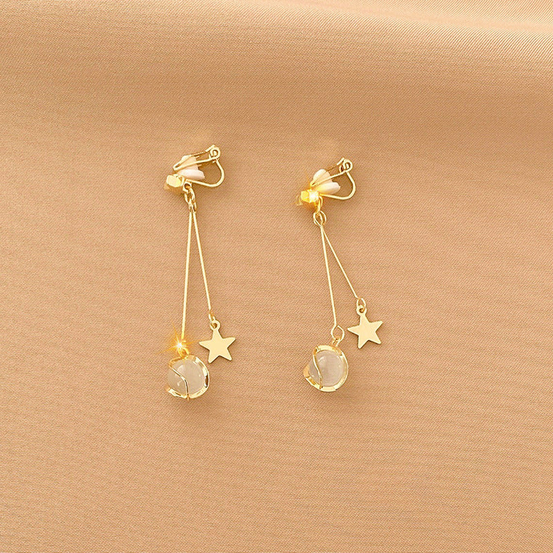 High-grade Pearl Vintage Tassel Earrings - Norellé