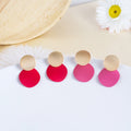 Morandi Contrast Earrings Korean Fashion Advanced - Norellé