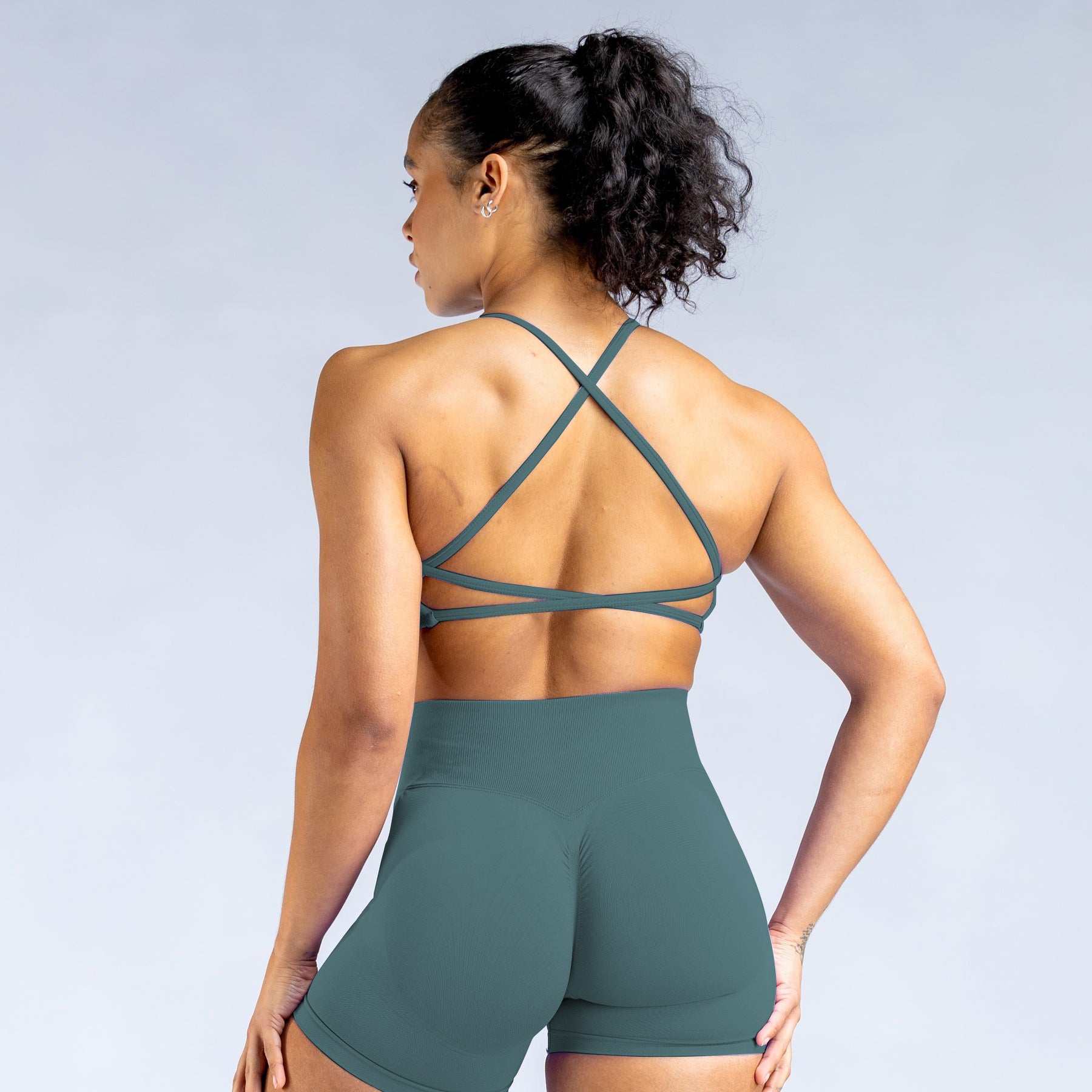 Women's High Elastic Nylon Cross Bra Underwear - Norellé