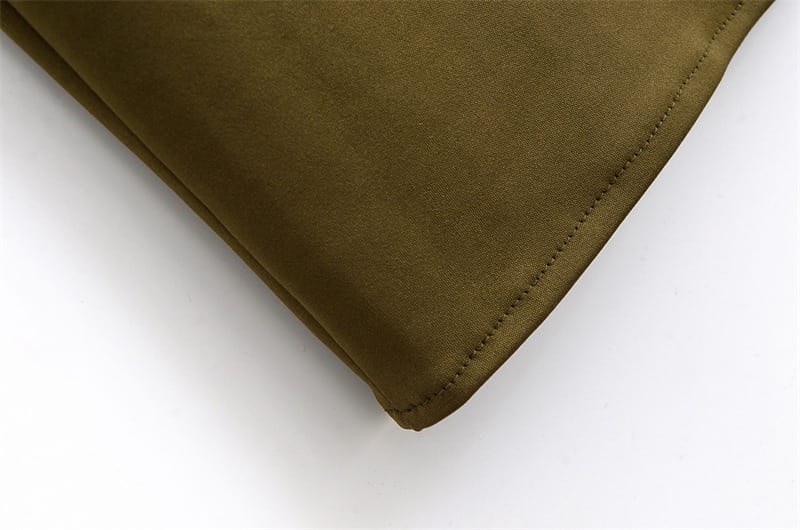 Fashionable Asymmetric Pleated Decoration Length Dress