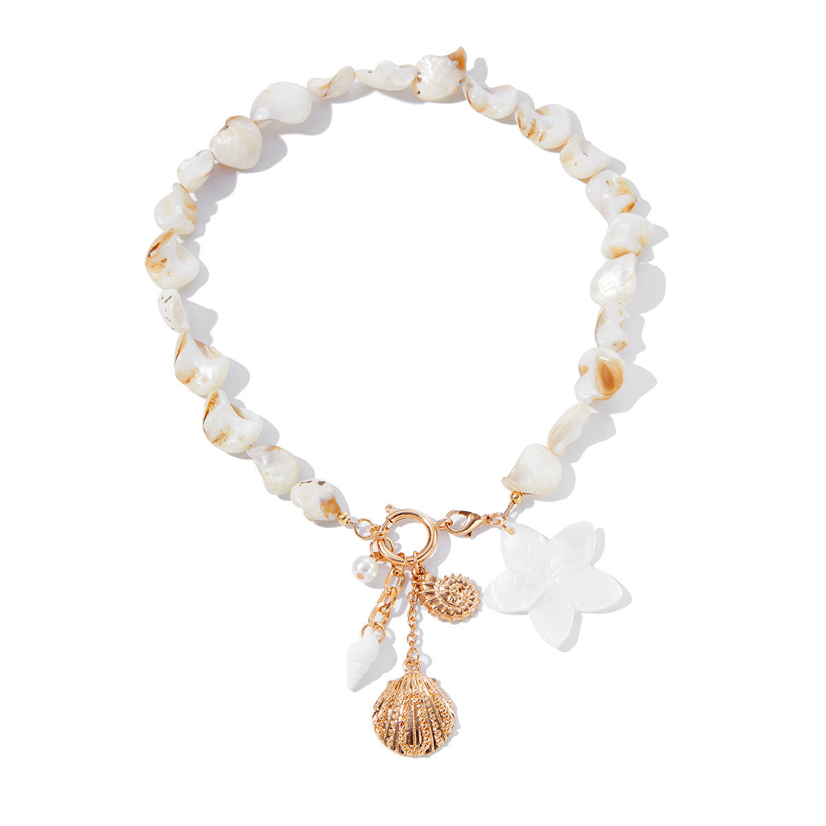 Casual Beach Shell Clavicle Necklace Suit - Norellé