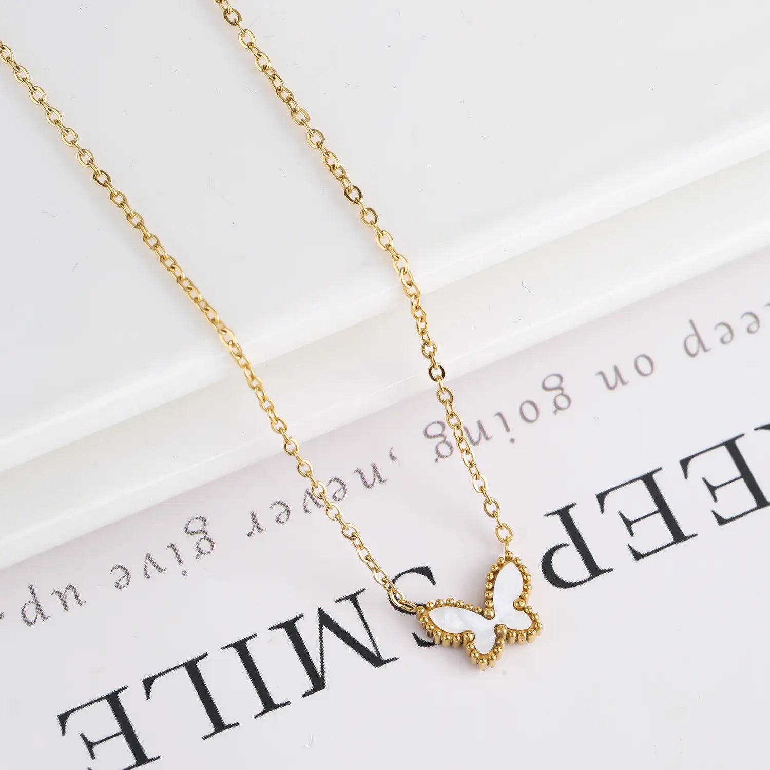Simple Fashion Personality Temperament Butterfly Necklace