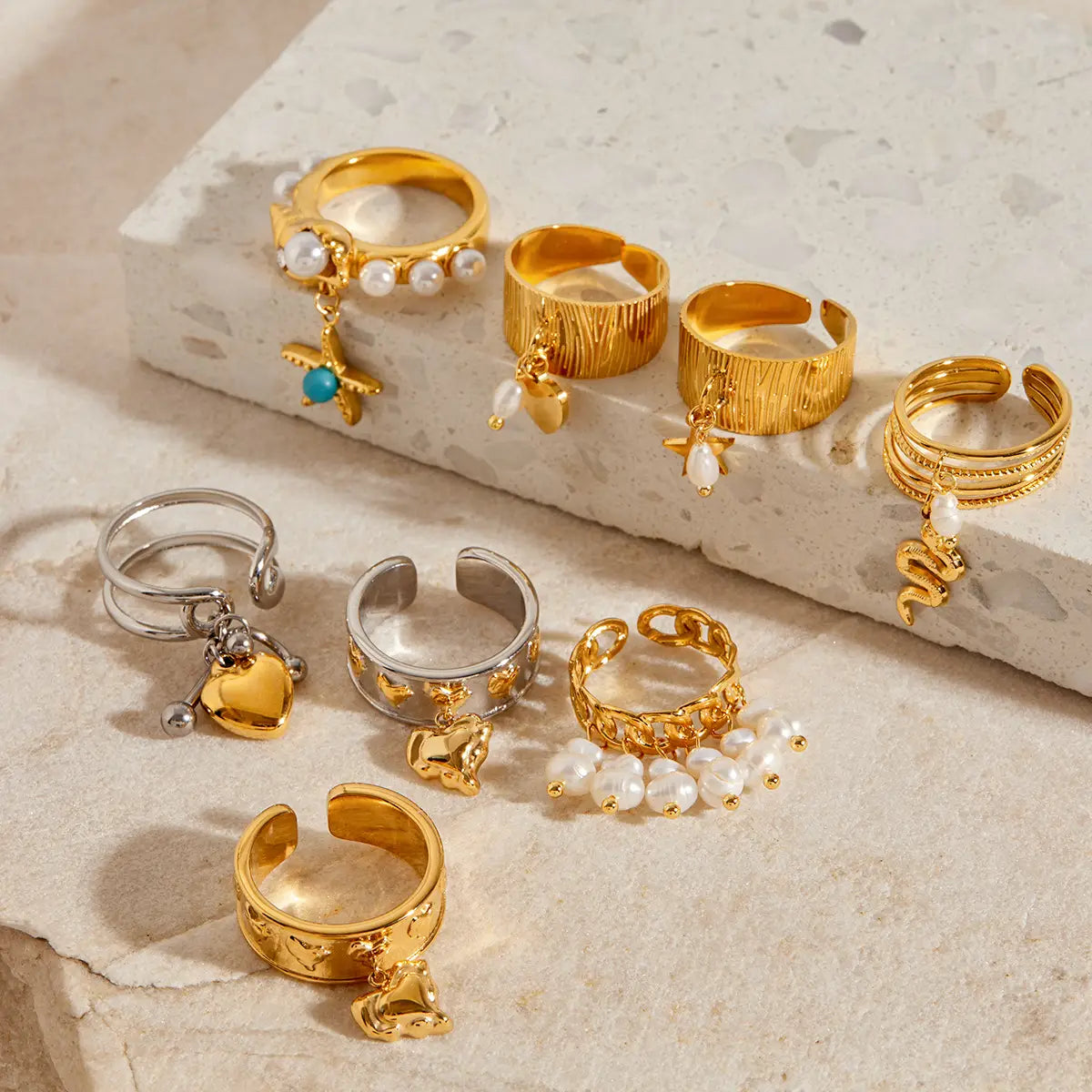 Stainless Steel Pendant Ring Titanium No Fading