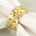 Micro Inlaid Zircon Business Ring - Norellé