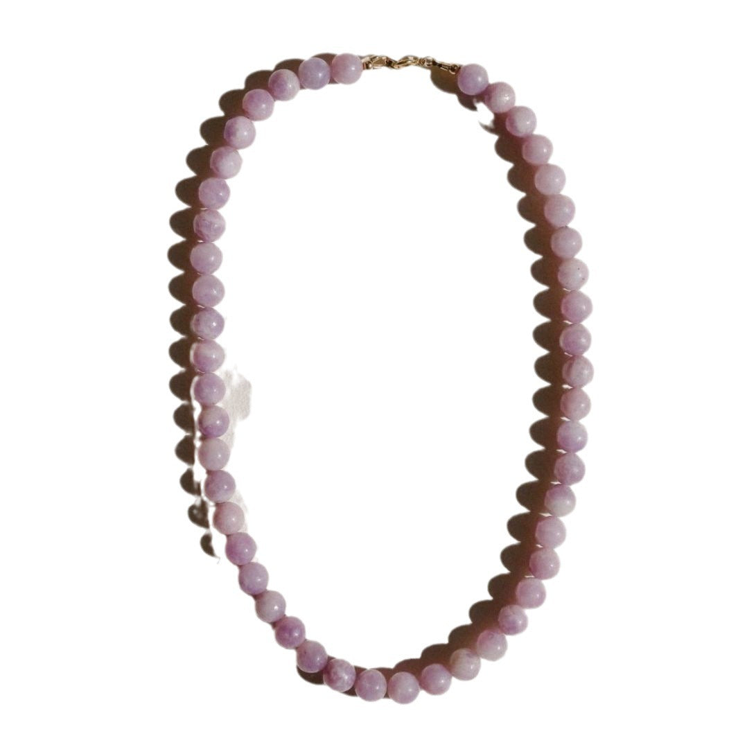 Lavender Purple Ball Clavicle Chain Women - Norellé