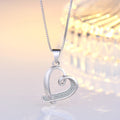 Women's Heart Necklace Hollow Clavicle Chain - Norellé