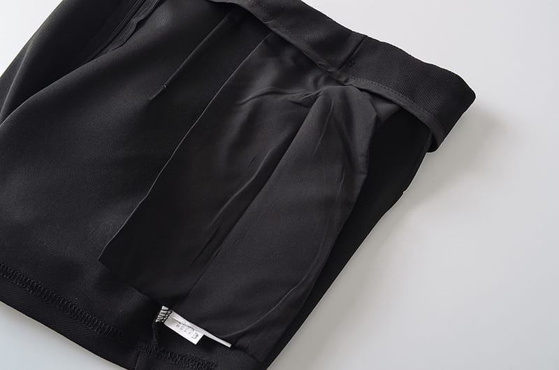 Black High Waist Casual Suit Pants Women’s Loose Feeling