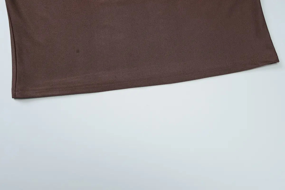 Women’s Fashion Slim Fit Sloping Shoulder Dress