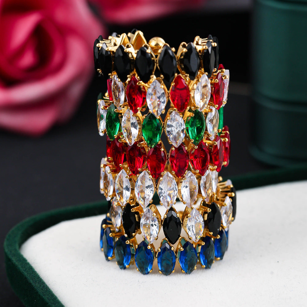 Color Zircon Ins Fashion Ring For Women - Norellé
