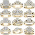 Couple Ring Gold-plated Inlaid - Norellé