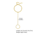 Stainless Steel Hand Support Chain Snake Chain Double Layer Twin - Norellé