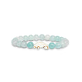 8mm Natural Stone Manatee Amazonite Bracelet - Norellé