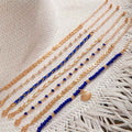 Bohemian Ocean Wind Starfish Shell Pearl Anklet - Norellé