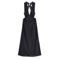 Hollow Embroidery Halter Backless Dress - Norellé