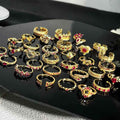 French Rose Zircon Light Luxury High-grade Ring - Norellé