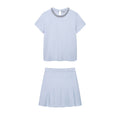 Jewelry Knitted Top Knitted Mini Skirt - Norellé