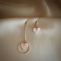 Silver Needle Fashion High-grade Diamond Enamel Earrings - Norellé