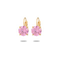 Fashionable Simple Four-claw Single Diamond Stainless Steel Women's All-match High-grade Earrings - Norellé