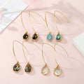 Ornament Gold Foil Eardrops - Norellé