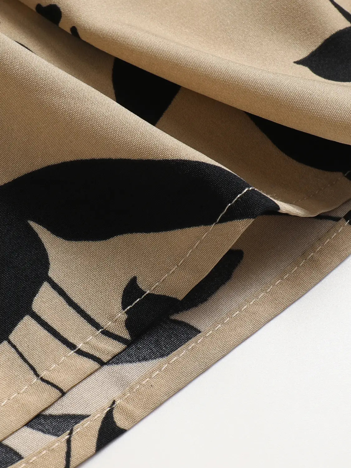 Printed A- Line Skirt Pleated Women