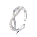 Diamond Oil-spot Glaze Flowers Ring - Norellé