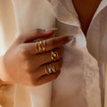 Stainless Steel Ring Titanium Steel No Fading - Norellé