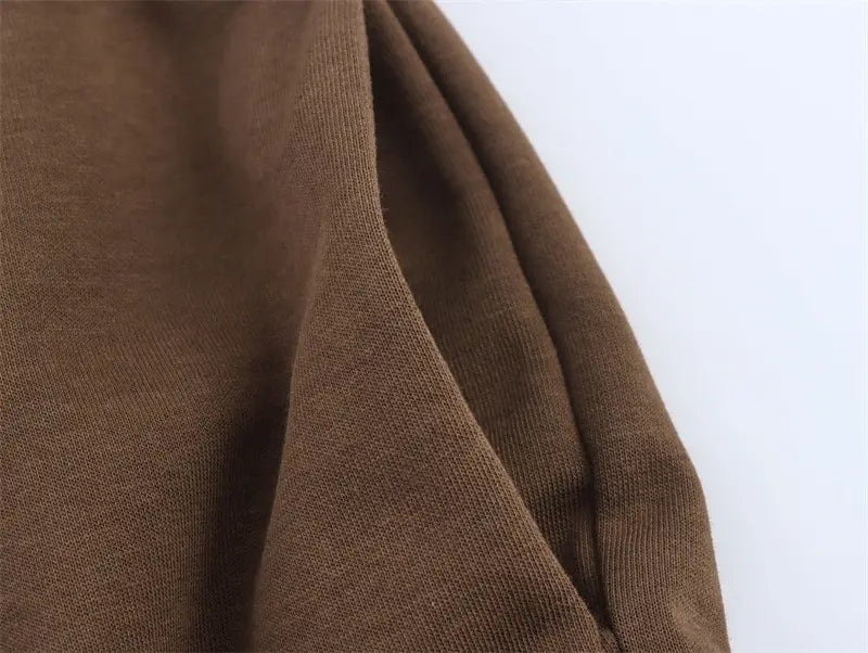 Short Sleeve Double-sided Cloth Sweater Pants