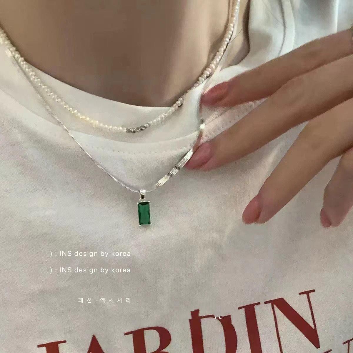 Ins Girl Special-interest Design Color Rhinestone Snake Bones Chain - Norellé