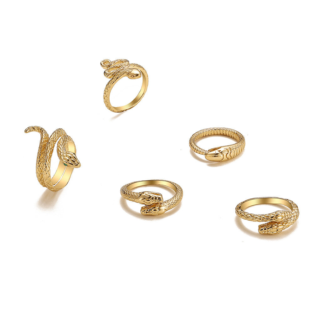 Snake Ring Suit 5-piece Metal Joint - Norellé