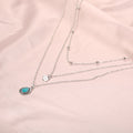 Turquoise Elephant Beaded Multi-layer Necklace - Norellé