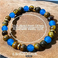 A Wealth-attracting Tiger's Eye Stone Bracelet - The Natural Beads Symbolize Wealth And Bring Abundance And Prosperity. It Is A Crystal Bracelet Jewelry Gift That Brings Peace And Good Luck - Norellé